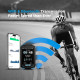 Велокомп'ютер GEOID CC600 Wi-Fi + Bluetooth / бездротовий спідометр для велосипеда з автоматичним підсвічуванням