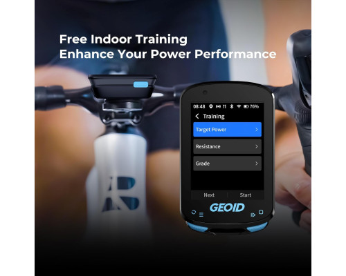 Велокомп'ютер GEOID CC600 Wi-Fi + Bluetooth / бездротовий спідометр для велосипеда з автоматичним підсвічуванням