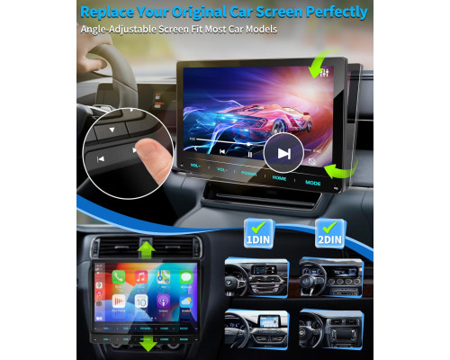 Автомобільна навігація DAB+ 1 DIN URVOLAX UR90A