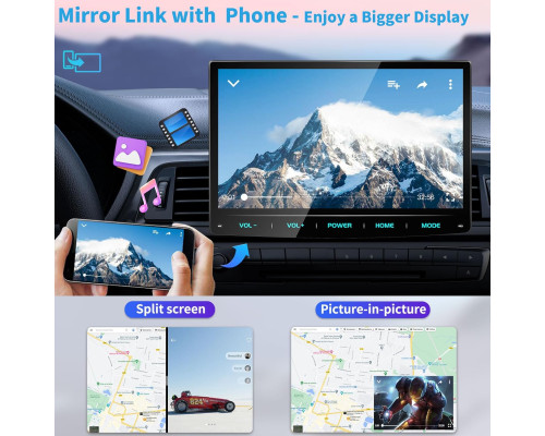 Автомобільна навігація DAB+ 1 DIN URVOLAX UR90A
