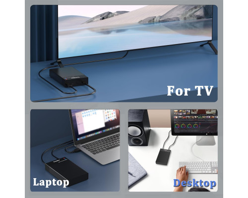Зовнішній корпус для жорсткого диска USB 3.0 Tccmebius