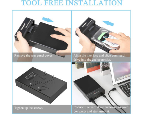 Зовнішній корпус для жорсткого диска USB 3.0 Tccmebius