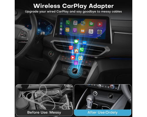 Бездротовий адаптер CarPlay PeftAutLnk