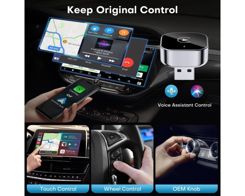 Бездротовий адаптер CarPlay PeftAutLnk