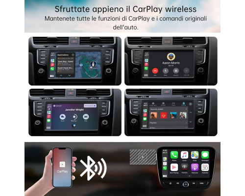 Бездротовий адаптер CarPlay Astrobrights