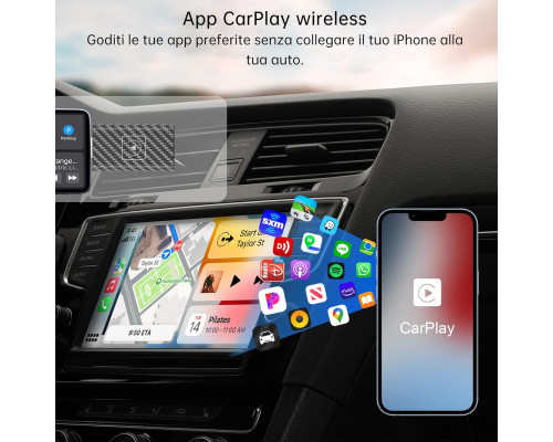 Бездротовий адаптер CarPlay Astrobrights