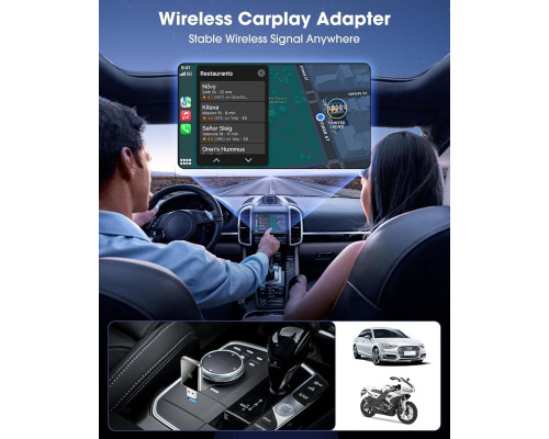 Бездротовий адаптер Carplay Apex Business Supplies