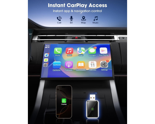 Бездротовий адаптер Carplay Apex Business Supplies