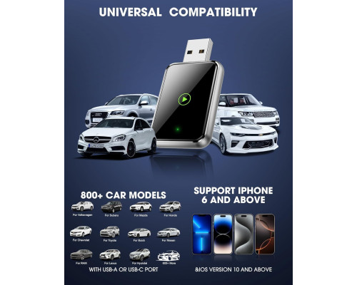 Бездротовий адаптер Carplay Apex Business Supplies