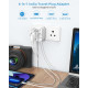 Дорожній адаптер з 4 USB-портами SUDEERY