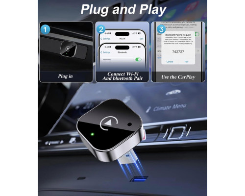 Бездротовий адаптер CarPlay QHZFVOH