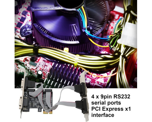 Адаптер PCI Express RS232  Dilwe