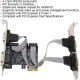 Адаптер PCI Express RS232  Dilwe