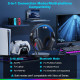Бездротова ігрова гарнітура Fachixy з мікрофоном для ПК, PS5, PS4
