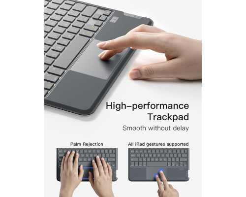 Знімний чохол-клавіатура Inateck для iPad Air 11 дюймів