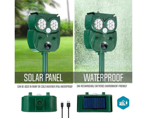 Ультразвукові відлякувачі тварин SolarGuard Duo