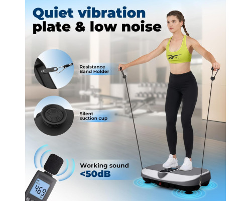 Вібраційна платформа 150 кг Bluetooth Auezona
