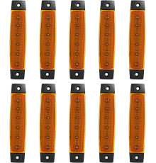 Набір 6-LED габаритних вогнів 12V Amber (10 шт.)