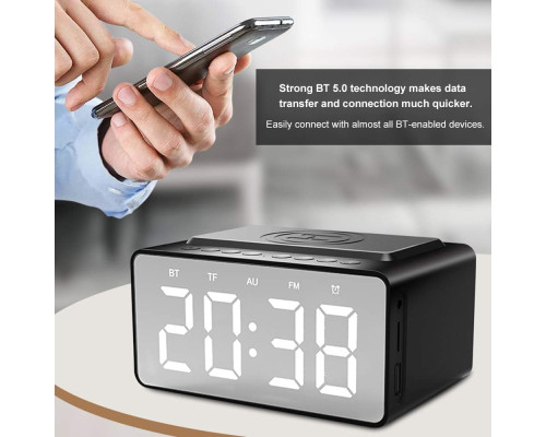 Бездротова Bluetooth колонка Docooler BT-508 з годинником