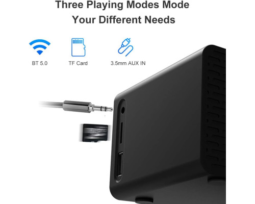 Бездротова Bluetooth колонка Docooler BT-508 з годинником