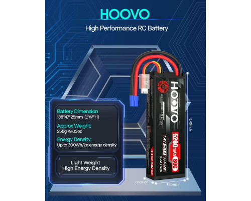 Акумулятор HOOVO 7.4V 5200mAh
