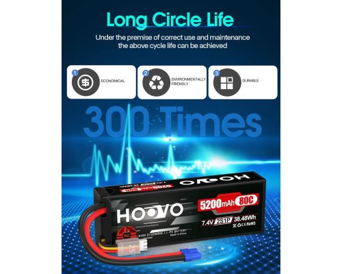 Акумулятор HOOVO 7.4V 5200mAh