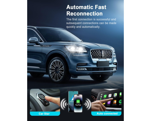 Бездротовий адаптер CarPlay Jigerjs