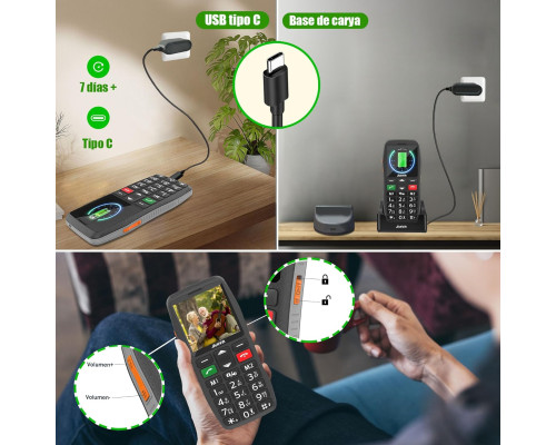 Мобільний телефон T102 TOKVIA