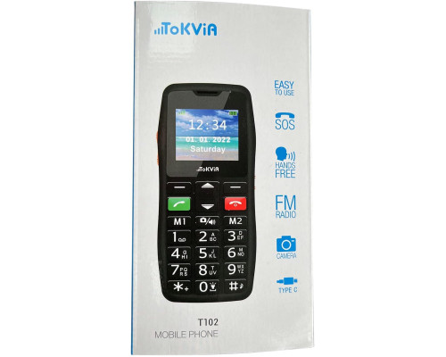 Мобільний телефон T102 TOKVIA