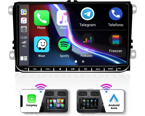 Автомобільне радіо Android Carplay для VW Golf Passat Polo