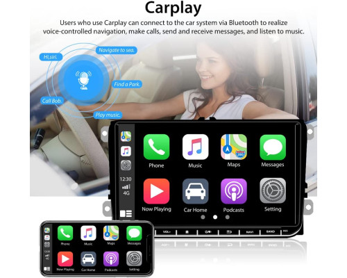 Автомобільне радіо Android Carplay для VW Golf Passat Polo