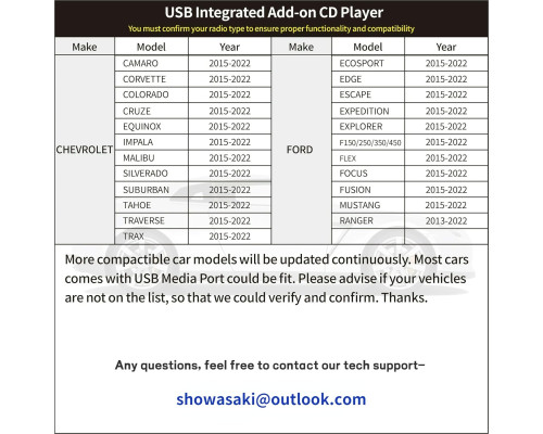 Автомобільний CD-програвач Showasaki