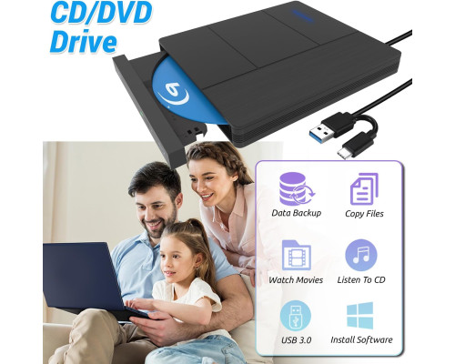 Зовнішній Blu-ray привід Custom Catch 6 в 1