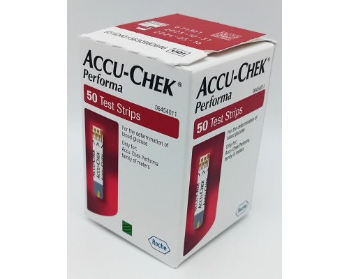 Тест-смужки моніторинг рівня глюкози в крові Accu-Chek