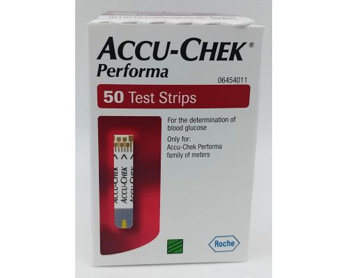 Тест-смужки моніторинг рівня глюкози в крові Accu-Chek