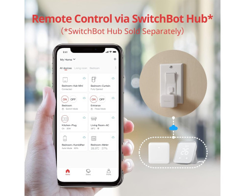 Розумний кнопковий перемикач SwitchBot