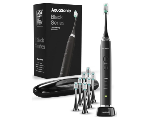 Електрична зубна щітка Aquasonic Black Series Ultra Whitening