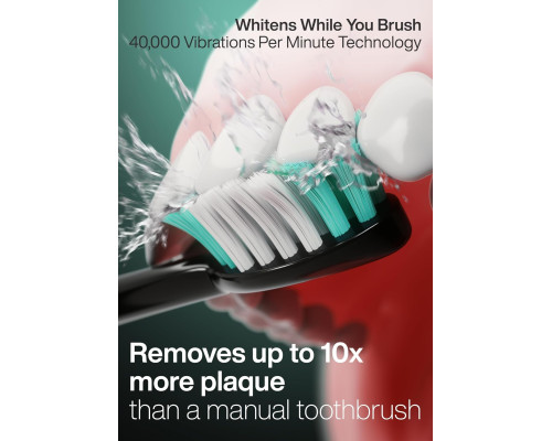 Електрична зубна щітка Aquasonic Black Series Ultra Whitening