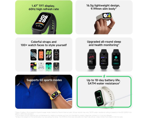 Годинники для спорту Smart Band 9 Active Global Version XIAOMI