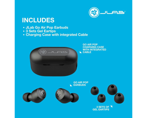 Bluetooth-навушники JLab Go Pop+ True Wireless Earbuds