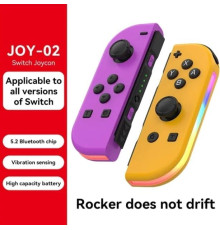 Геймпад Joy-Con Switch 2, колір неоново-фіолетовий та неоново-помаранчевий