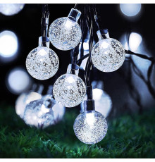 Світильники Lezonic Solar Lights Outdoor Garden, 5 м, 30 світлодіодів, гірлянда на сонячних батареях з 8 режимами