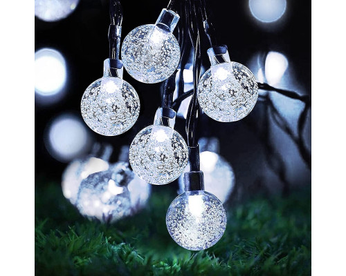 Світильники Lezonic Solar Lights Outdoor Garden, 5 м, 30 світлодіодів, гірлянда на сонячних батареях з 8 режимами