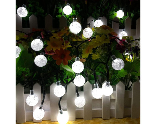 Світильники Lezonic Solar Lights Outdoor Garden, 5 м, 30 світлодіодів, гірлянда на сонячних батареях з 8 режимами