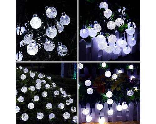 Світильники Lezonic Solar Lights Outdoor Garden, 5 м, 30 світлодіодів, гірлянда на сонячних батареях з 8 режимами