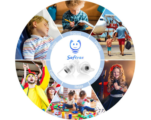 Дитячі беруші 6-12 років softvox