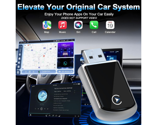 Бездротовий адаптер CarPlay для iPhone Gramalive