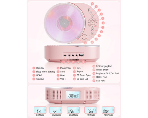 Портативний CD-програвач Arafuna
