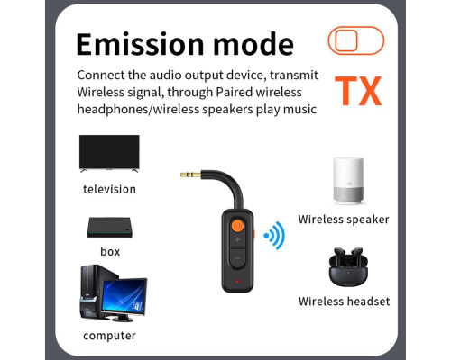 Бездротовий Bluetooth-адаптер 2-в-1 DuHeSin
