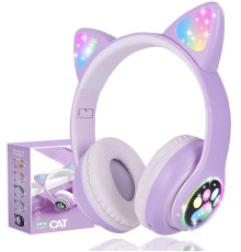 Бездротові навушники Daemon Kids з котячими вушками Bluetooth